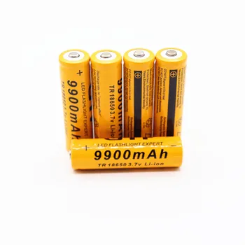2-20PCS), 3,7 V 18650 Baterija 9900mah ličio batteria įkraunama ličio baterija žibintuvėlį, Fakelą Akumuliatorius Ląstelių Dropship 