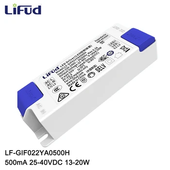 Lifud Mirgėjimo nemokama LED Driver 500mA 25-40V 13-20W LF-GIF022YA0500H LED Apšvietimo Maitinimo Transformatorių Patalpų LED Šviesos Vairuotojas 