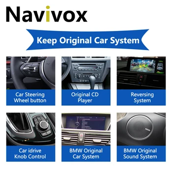 Navivox Automobilių Stebėti GPS Navigacija BMW 3 Serija E90 E91 E92 E93 Multimedia Car Radio BMW E90 Android 10.0 DVD GPS Autoradio 
