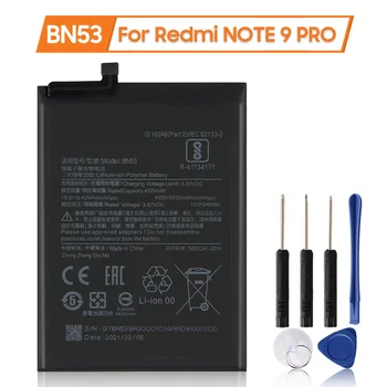 Naujas Pakaitinis Akumuliatorius BN53 Už Xiaomi Redmi 9 PASTABA PRO Telefono Baterija 5020mAh