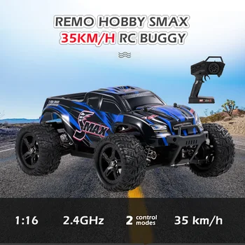 GOOLRC REMO HOBIS 1631 RC Automobilių 35km/h 1/16 2.4 GHz 4WD RC Buggy automobilių Lenktynių Big Foot visureigių Automobilių RTR 
