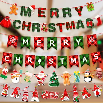 3m Girliandą Kalėdų Banners Santa Claus Reklama Sniego Briedžių Vėliavos Kalėdos Medžių Plakatus Dekoro 2022 Linksmų Kalėdų Dekoro Namai