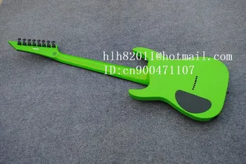 Naujas 8-stygos elektrinė gitara žalia su juoda aparatūros ir ebony fingerboard pagaminti Kinijoje + nemokamas pristatymas+putų box F-2107 