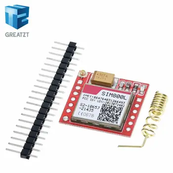 Mini Mažiausias SIM800L GPRS GSM Modulis MicroSIM Kortelę Core Belaidžio Valdybos Quad-band TTL Nuoseklųjį Prievadą Su Antena Arduino 