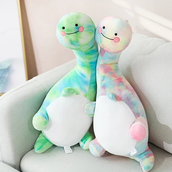 70-130cm dinozaurų pliušinis žaislas didelis dydis pliušinis dinozaurų pagalvę, spalvinga kūrybinių pliušinis gyvūnų dinozaurų pagalvę vaikams, žaislų, dovanų