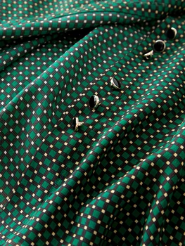 Tingfly Dizainerio Mados Polka Dot Žalia Spausdinti Elegantiškas Bowknot Moterims Palaidinės Office Lady Dirbti Moterų Marškiniai Moda Chemises Blusas 