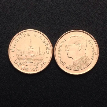 Tailandas 25 Satang Karaliaus Tailandas Nauja Originali Originalus Monetų Realių Išdavimo Monetos Unc 