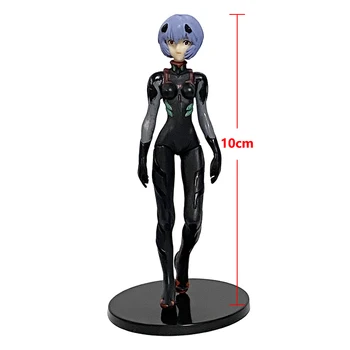 4pcs Nagisa Kaworu Shinji Ikari Anime Pav Modelis 10cm EVA Evangelion Ayanami Rei Statulėlės Žaislinių figūrėlių Statula 